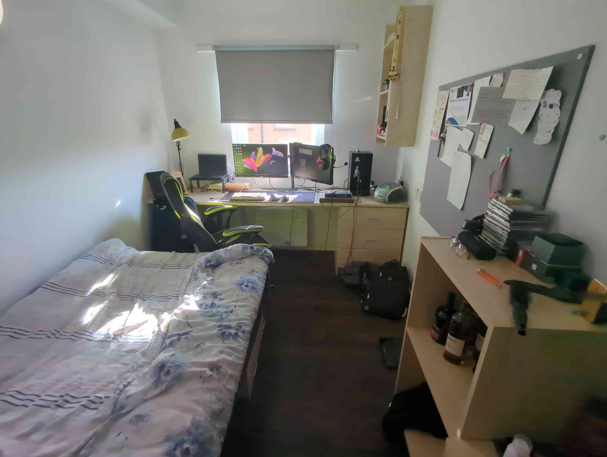 2nd year of university room setup